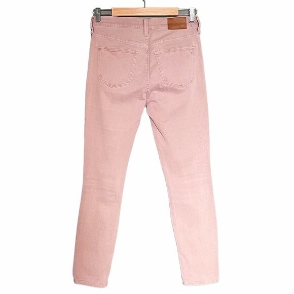 Madewell Jeans 9” High Riser Skinny Skinny Crop Dusty Pink Wash Size 27 | 4 - Picture 3 of 12